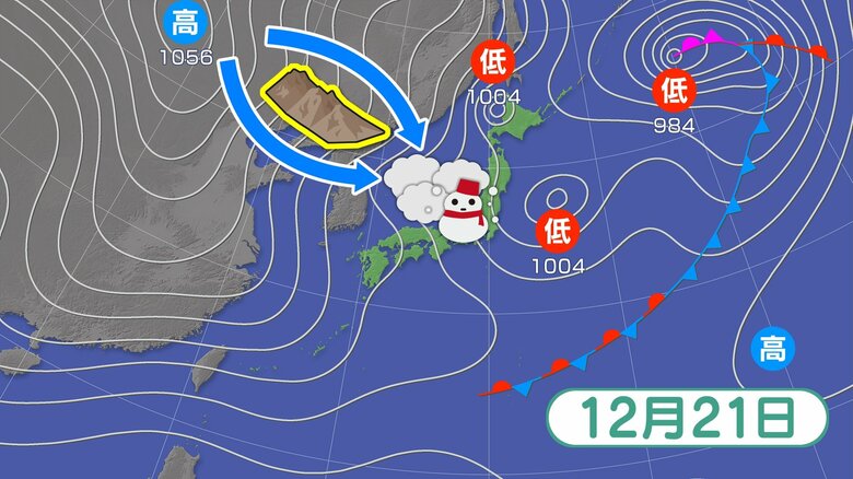「JPCZ」（日本海寒帯気団収束帯）
