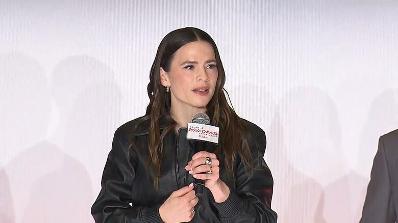 「日本のファンと一緒に映画を観られたことはとても素敵だった」と話したヘイリー・アトウェルさん