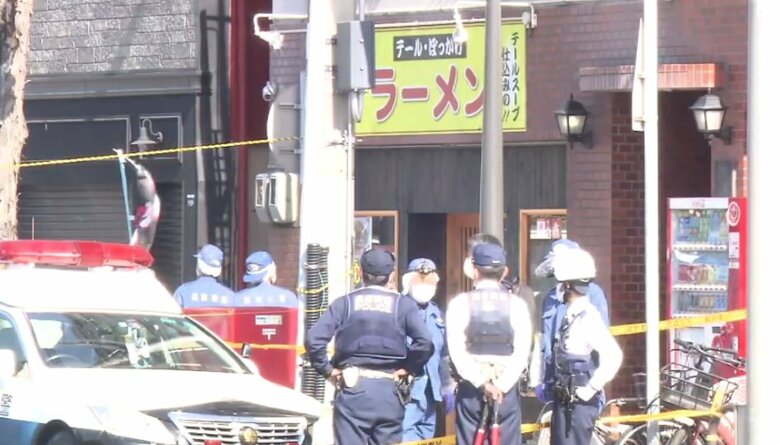 事件現場のラーメン店