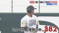 ソフトバンクホークス柳町達選手　交流戦から1軍昇格でヒットを量産　2カ月遅れの開幕「悔しさはすごくあった…」