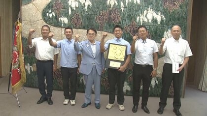 31年ぶりとなる夏の甲子園へ…享栄高校野球部の選手らが大村知事に出場を報告 主将「日本一目指して戦い抜く」