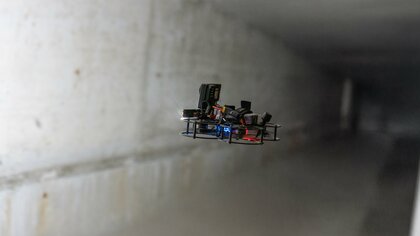 ドローン地下ピット点検の最新技術実証