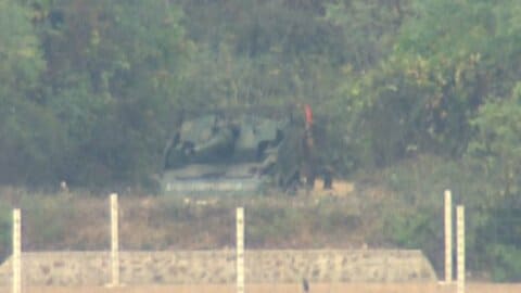 スタバの先1.5kmに大砲が設置　北朝鮮側で爆発相次ぐ