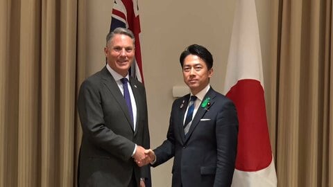 「日豪関係をさらなる高みに」小泉防衛相とオーストラリア国防相が会談　護衛艦の共同開発で覚書署名