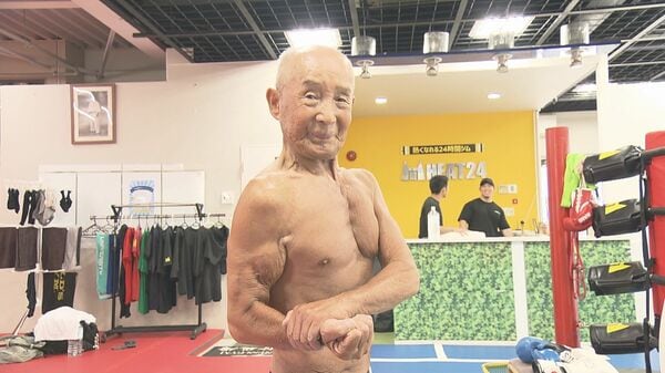 ボディービルダーの職人の彫刻 世界一”の重量挙げから転向…御年86歳のボディビルダー 普通の会社員