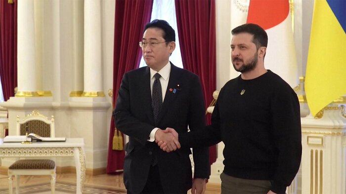 岸田首相とゼレンスキー大統領