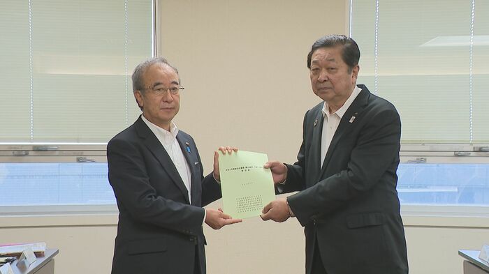 花角知事とJA新潟中央会・伊藤能徳会長