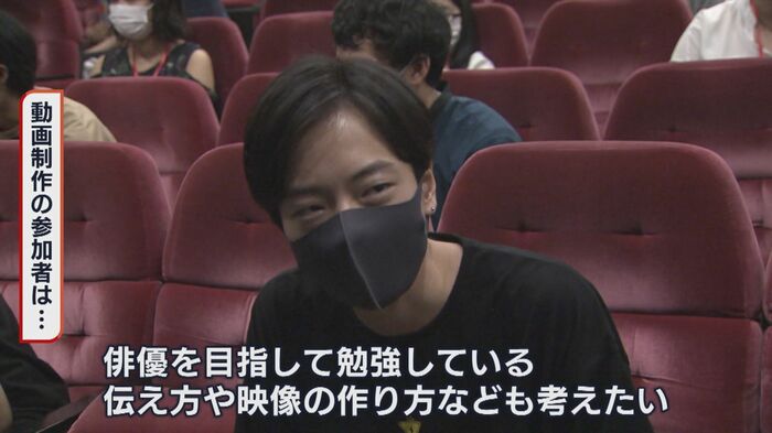 動画制作への意気込みを語る専門学生