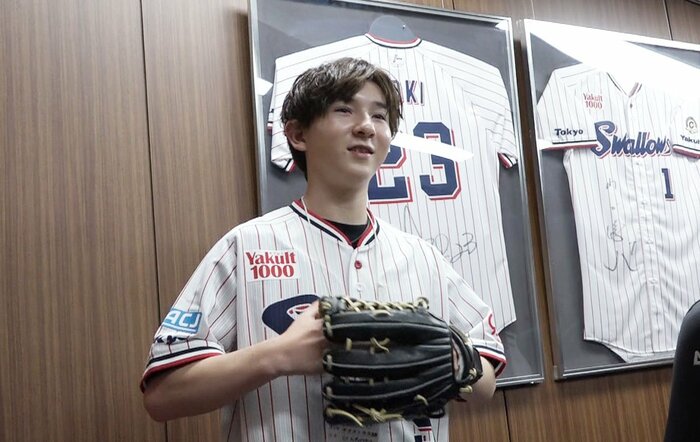 今年6月、ヤクルトの始球式を務めた中田璃士