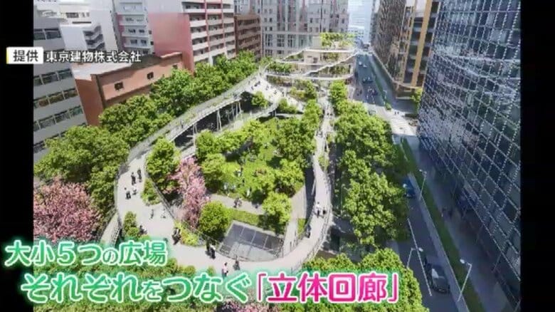 博多駅前の「明治公園」にサウナ・飲食店など　8月7日リニューアル開園　立体的に約1400平方メートルの緑化空間　福岡市｜FNNプライムオンライン