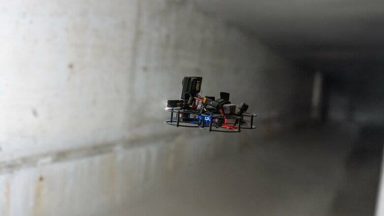 ドローン地下ピット点検の最新技術実証