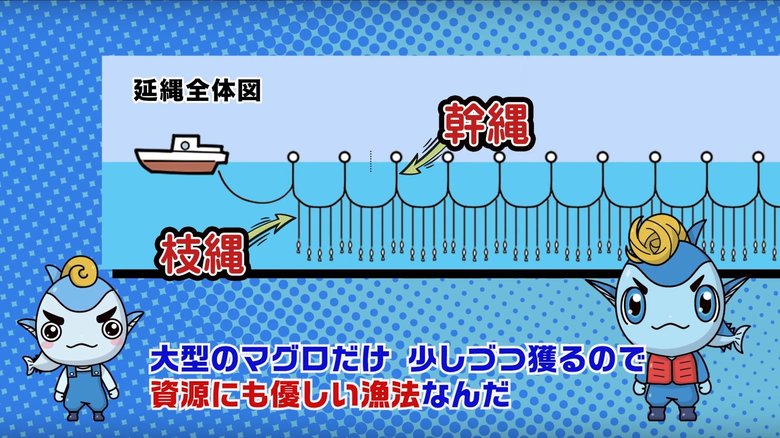 動画では漁の仕組みも解説している