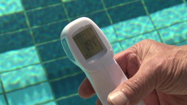 この日の水温は19度（10月）