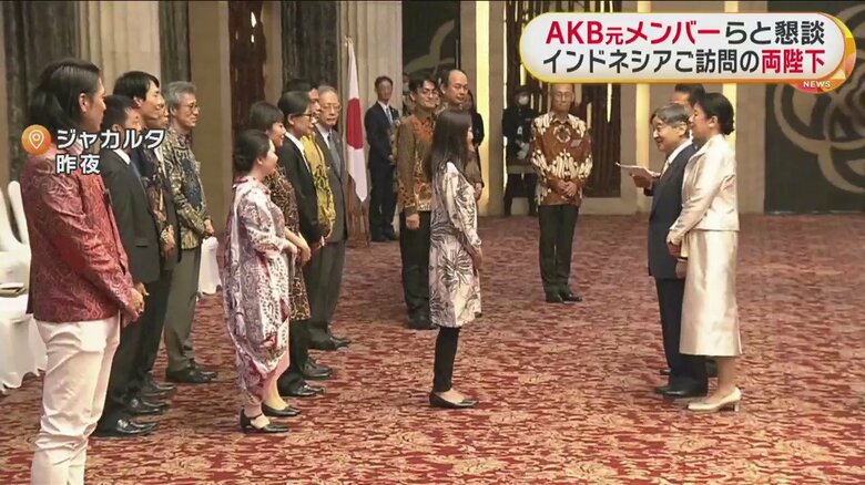 青年海外協力隊など、現地在住の日本人と懇談（ジャカルタ　20日夜）