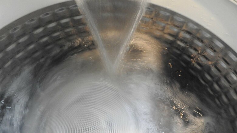 洗濯機の水量を増やしてみよう（画像はイメージ）