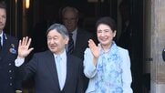 天皇皇后両陛下がアムステルダムの王宮に　「とても感じの良い方々」笑顔で手を振られる　歓迎式典や晩さん会に出席へ