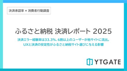 ふるさと納税の駆け込み期に決済エラーが直撃　33.3％が失敗経験、6割以上が他サイトへ流出【決済承認率調査-ふるさと納税編】