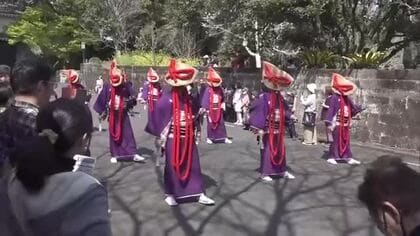 江戸時代から続く泰平踊　日南市で披露