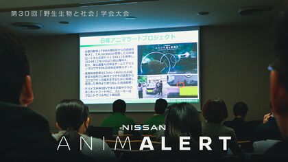 産官学連携でロードキルを防ぐ「NISSAN ANIMALERT PROJECT」　第30回『野生生物と社会』学会大会にて実証実験の経過を報告