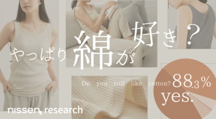 独自調査:女性の88%は綿が好き!でも6割はオーガニックコットンを詳しく知らないというアンケート結果に。乾燥する秋におススメの綿100%インナーがニッセンオンラインで売れてます!