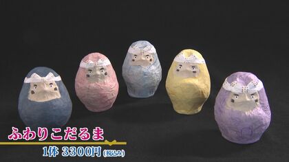 全て手作り 伝統工芸品『博多張子』 顔も形も同じものはなく 最年少