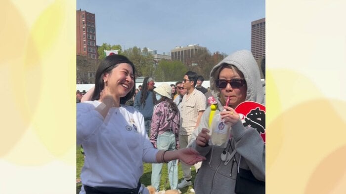 アメリカのイベントで甘酒を販売（画像提供：加藤さん）