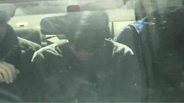 送検される矢沢勇希容疑者(28)