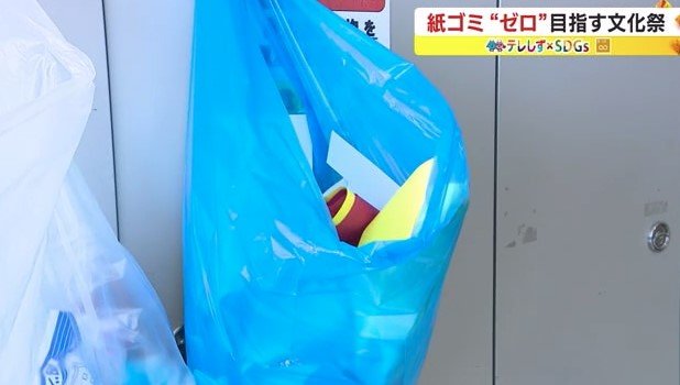 袋の色でごみを分別