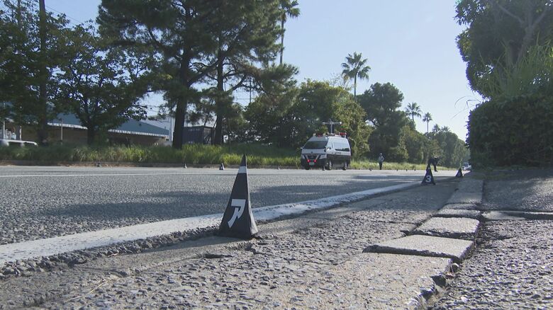 大型トラックで歩行者の女性を“ひき逃げ” ４５歳の運転手の男を逮捕 「信じられません」と容疑否認もトラックの底には血の跡　福岡市東区｜FNNプライムオンライン