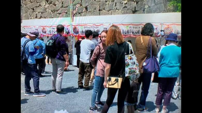 牛肉料理の屋台がずらり…岡山県北の店舗などが味競うイベント「牛魔王選手権」５日まで【岡山】｜FNNプライムオンライン