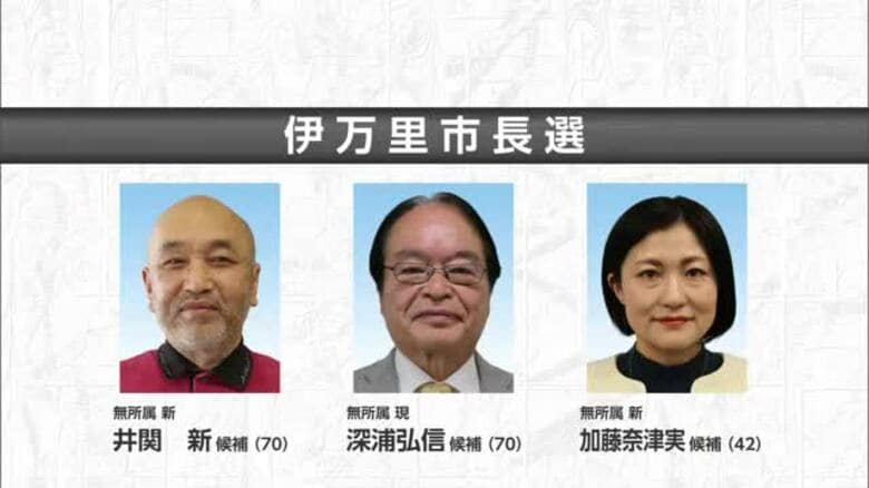 【速報】伊万里市長選 投票率は前回下回り54.28%（佐賀県）｜FNNプライムオンライン