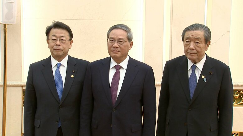 ナンバー2の李強首相が対応するなど中国側の厚遇が目立った与党訪中団（1月15日）