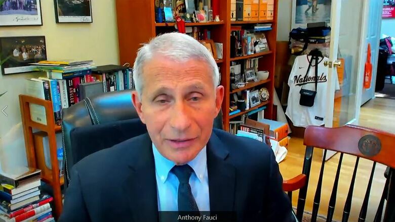 陽性発表の翌日に｢在宅勤務」で委員会に出席したファウチ所長