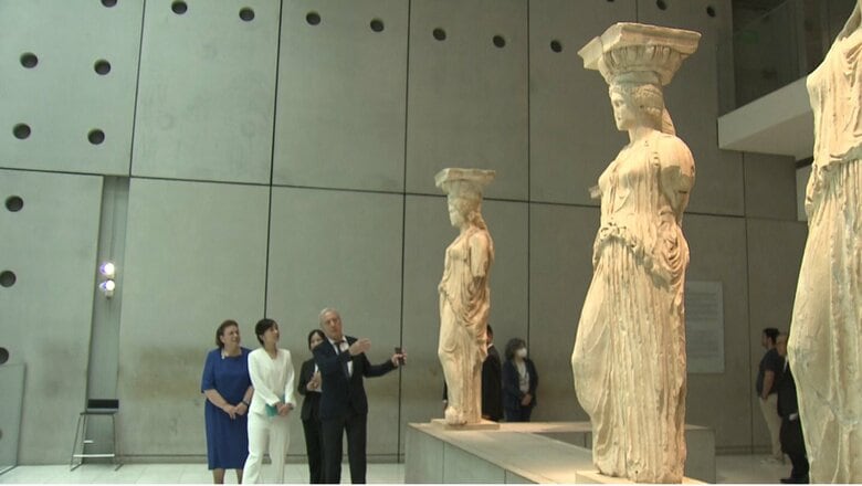 アクロポリス博物館を視察　5月27日