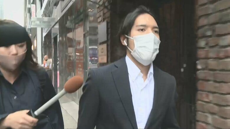 FNNのカメラが捉えた小室圭さんの姿(24日 米ニューヨーク）