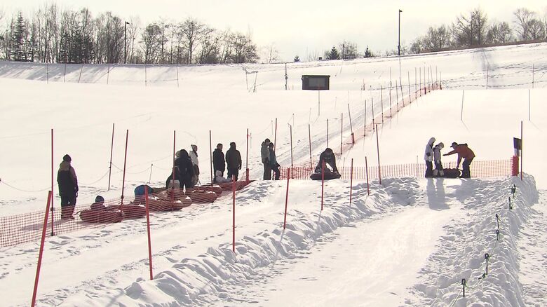 250メートルのゲレンデを滑れる！