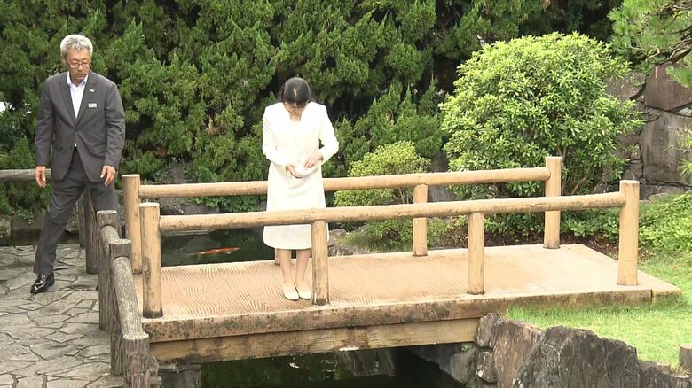 小千谷市の特産であるニシキゴイをご覧に　9月8日