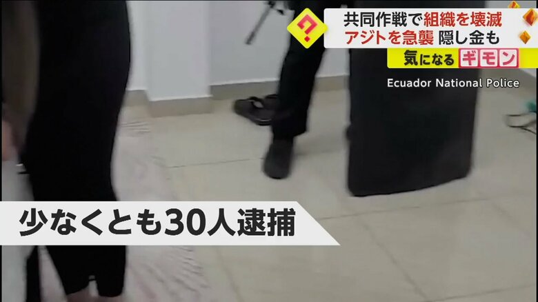 この作戦で、少なくとも30人を逮捕したという