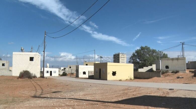 「ミニガザ」には訓練用の建物が約500棟