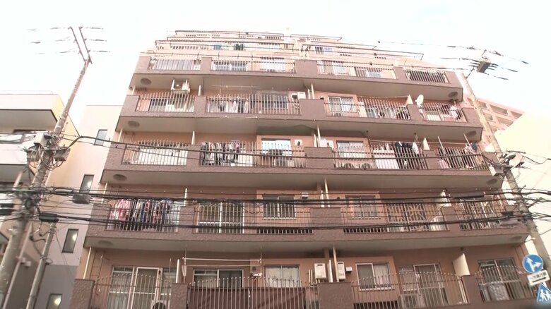 築48年のマンションの外観。一見キレイに見えるが…。