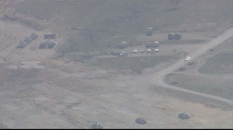 日出生台演習場　21日午後