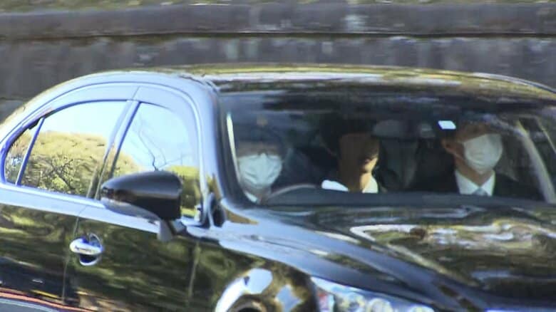 仙洞御所に向かわれた悠仁さま　1時半過ぎ