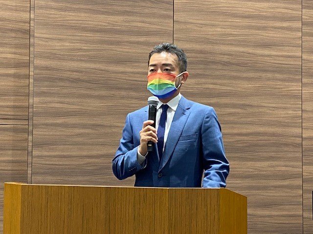 「自分らしくありたいと思えば競技者人生は無かった」と語る杉山理事