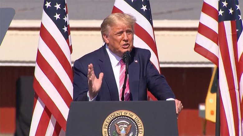 大統領選激戦州で支持訴え トランプ氏とバイデン氏“火花”
