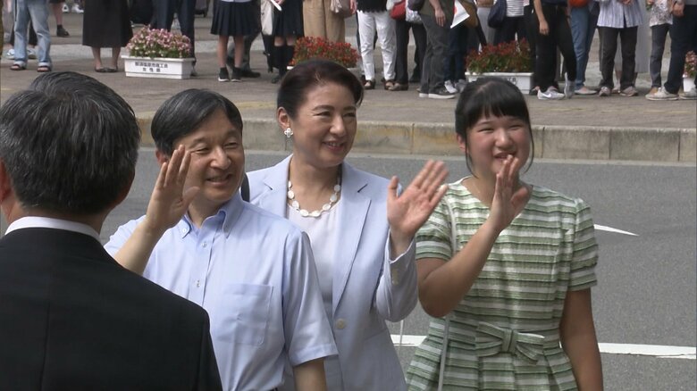 2019年に静養のため那須塩原駅に到着された天皇ご一家