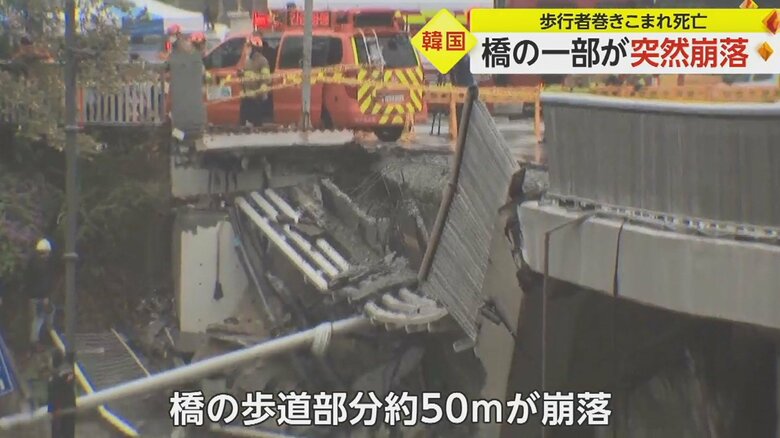 橋は川の上に設置されていた