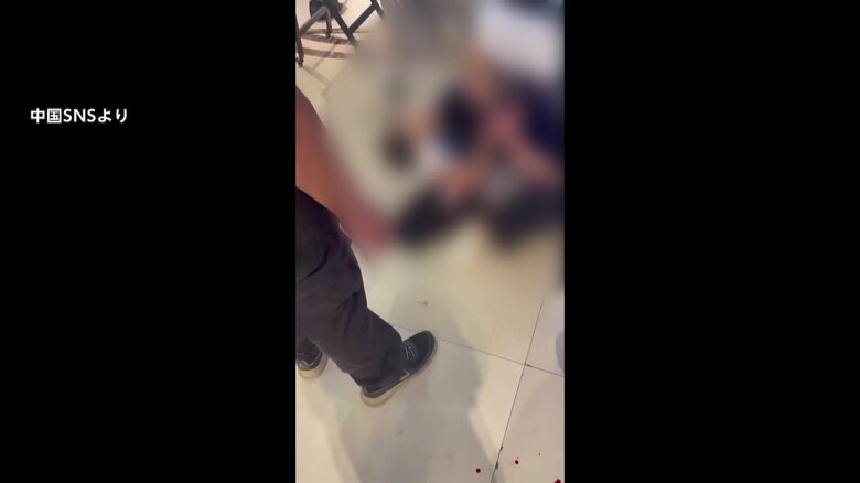 SNSにあげられた事件直後の映像