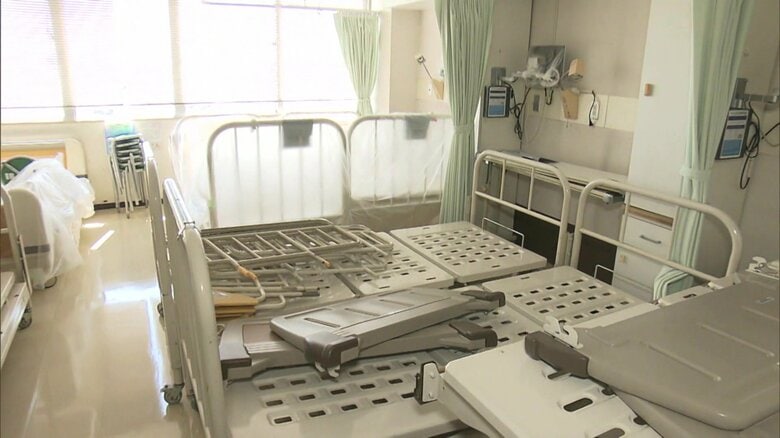 今は使われていないベッド