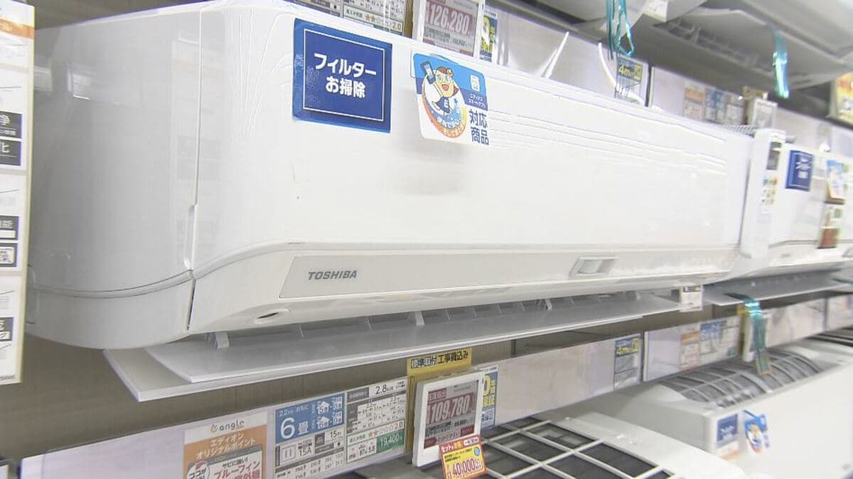 デフレ下の賃金変動（新品、送料込） 価格上昇…「エアコン2027年問題」“省エネ基準”引き上げ…現行約7万円