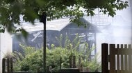 住宅など7棟焼ける火事　男性1人が足にけが　東京・中野区